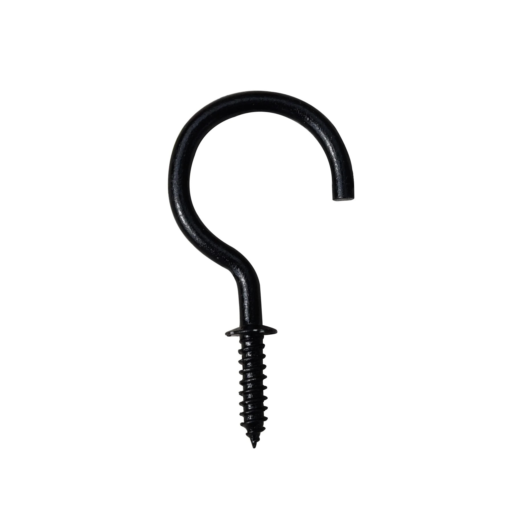 Metal Cup Hook, Pack of 36, Black, Premium Steel Screw Hooks, Command Outdoor Light Clips, Christ... | Walmart (US)