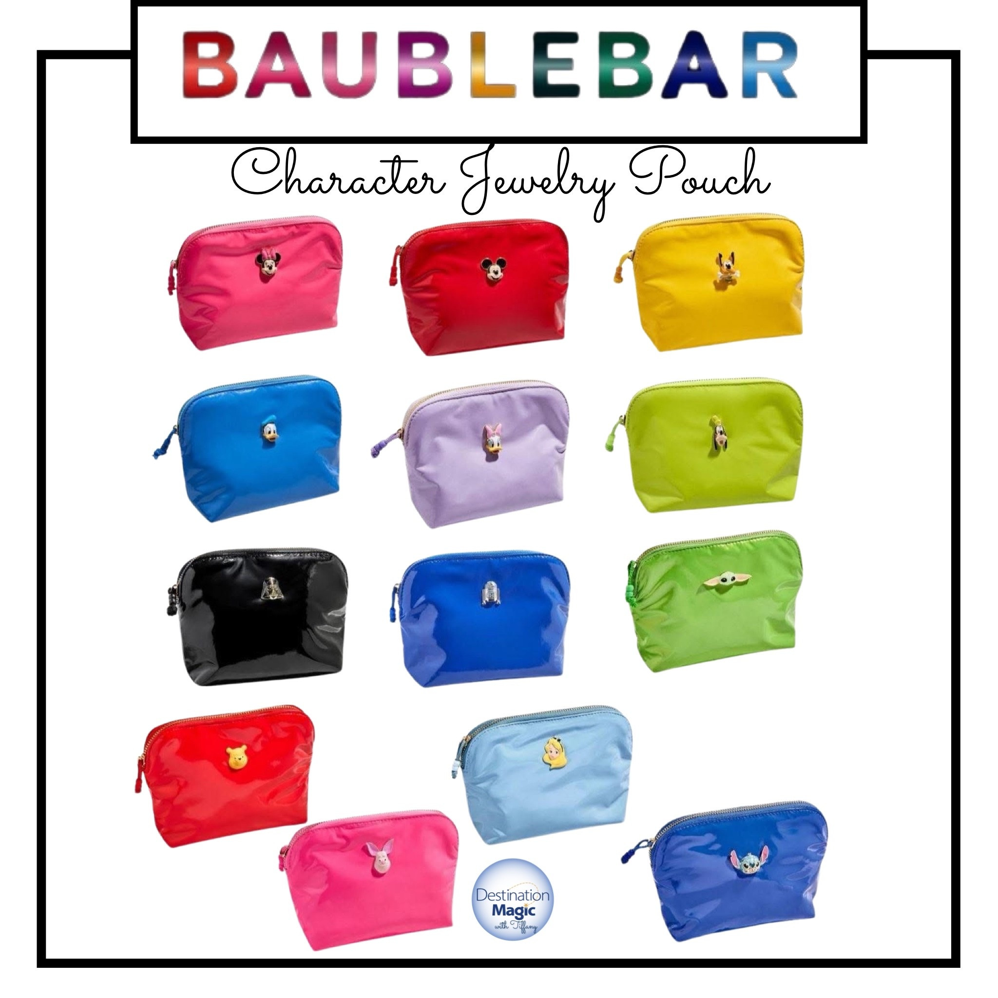 Bright, happy, and a little nostalgic 💖✨

These character jewelry pouches are the CUTEST way to keep your travel essentials organized – from park days to cruise nights. Perfect for stacking necklaces, packing minis, or tossing in your carry-on.

Color-coded by character so you can grab your fave in seconds 💙💛💗

Which one are you choosing? 👀

#disneystyle #travelessentials #parkbagmusthaves #disneyaccessories #ltkit #disneyadult #giftideas #travelorganization
