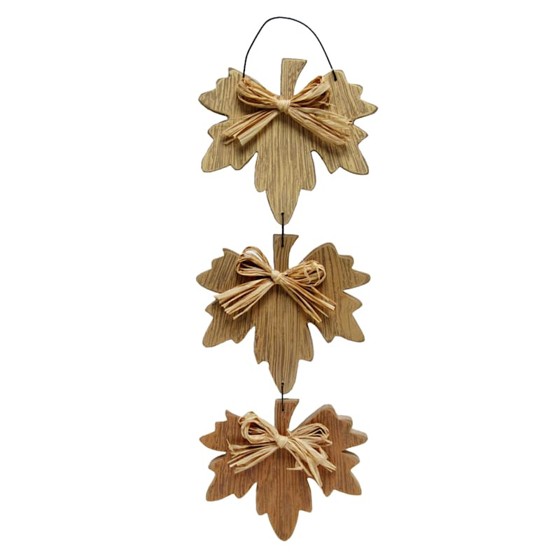 Fall Leaves Wall Decor, 6.5x18.5 | At Home