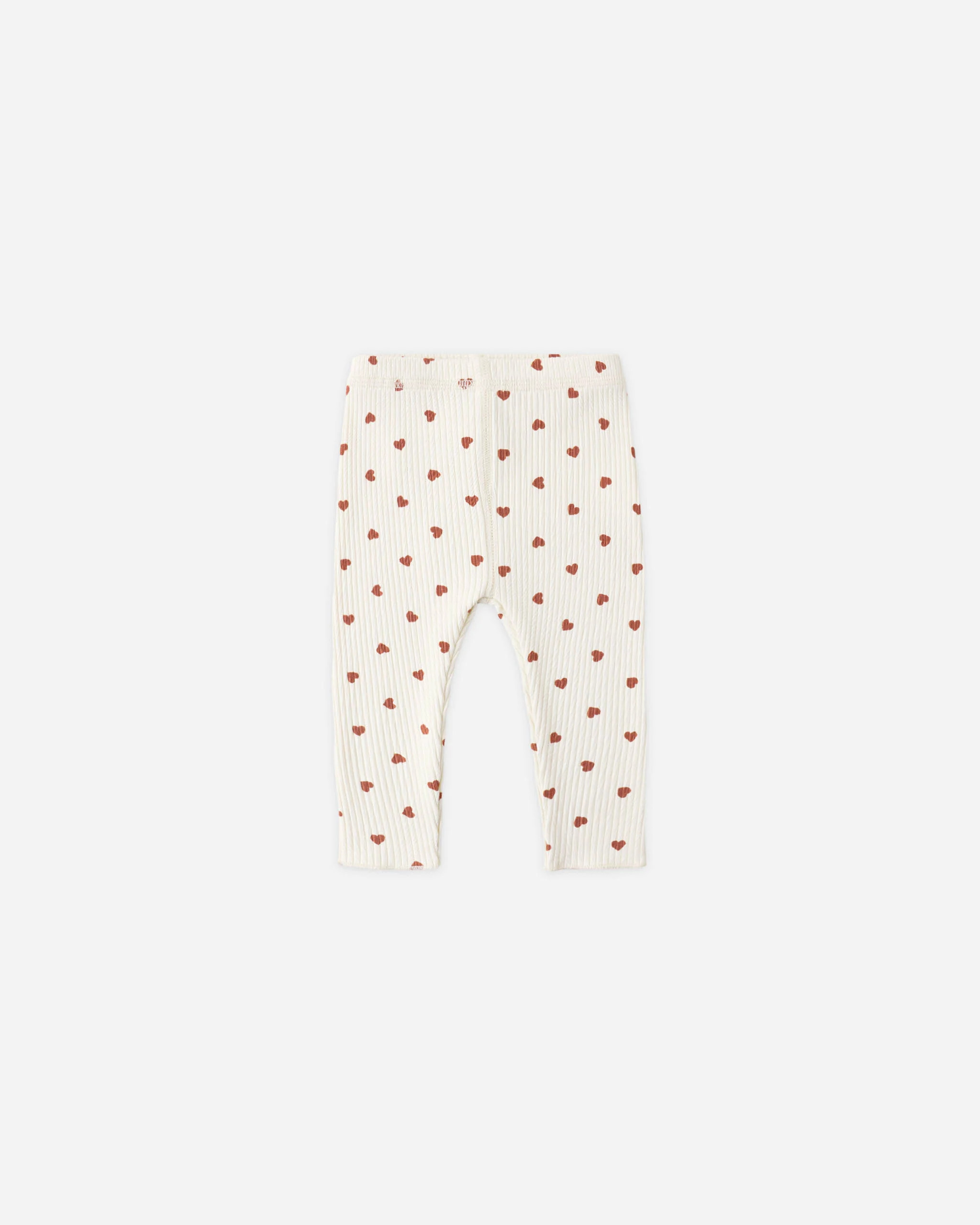 Ribbed Legging Red Hearts | Rylee + Cru