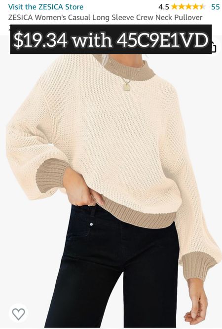 Sweater 

#LTKfindsunder50 #LTKSeasonal #LTKsalealert