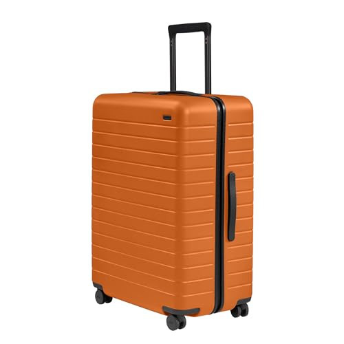 Away Large Checked Luggage, 29 Inch Hardside Suitcase with Spinner Wheels, Lightweight & Durable, TSA Lock, Sorbet Orange | Amazon (US)