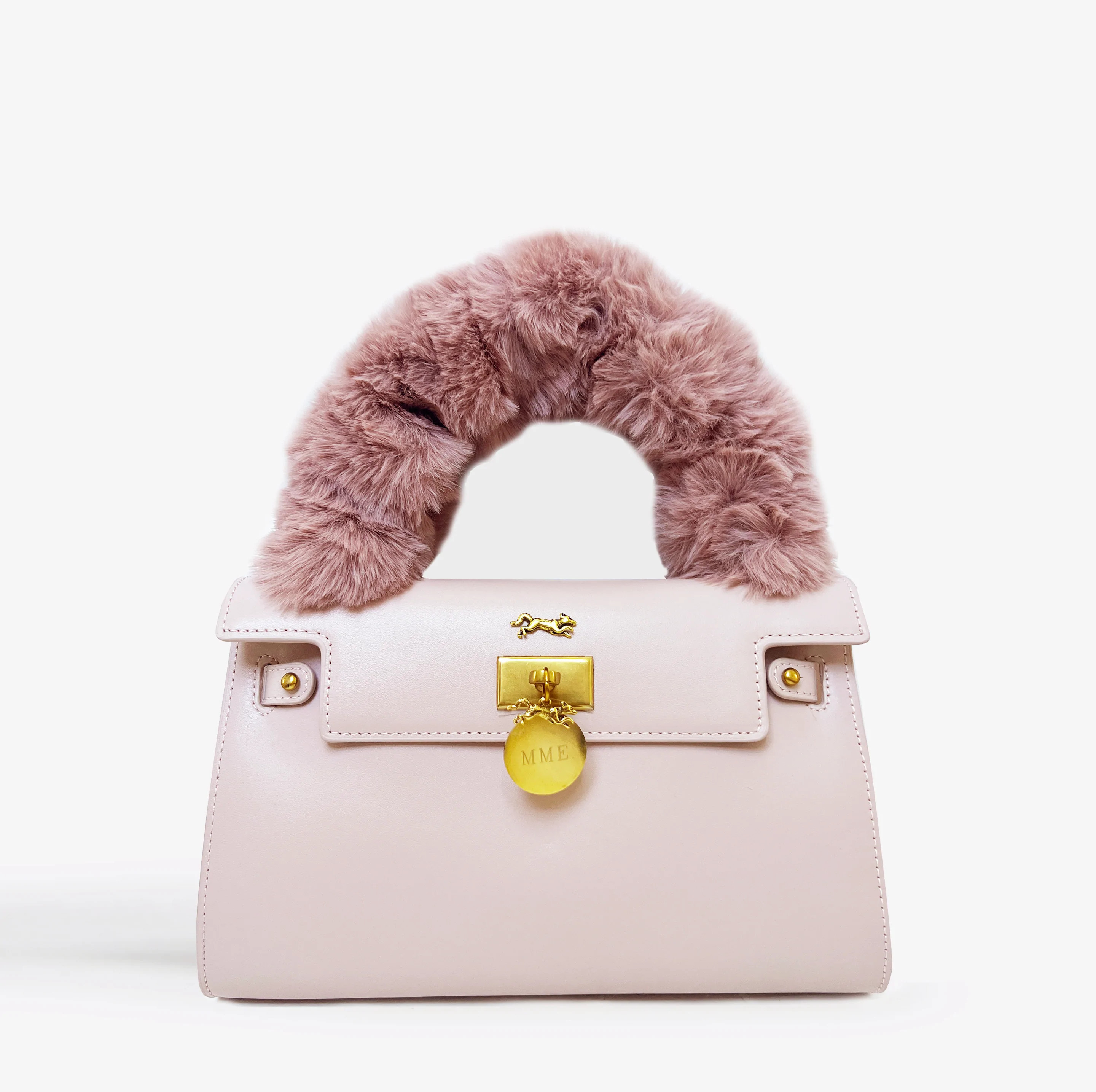 MME. Mayfair Bamboo + FUR  - PETAL Pink | MME.MINK