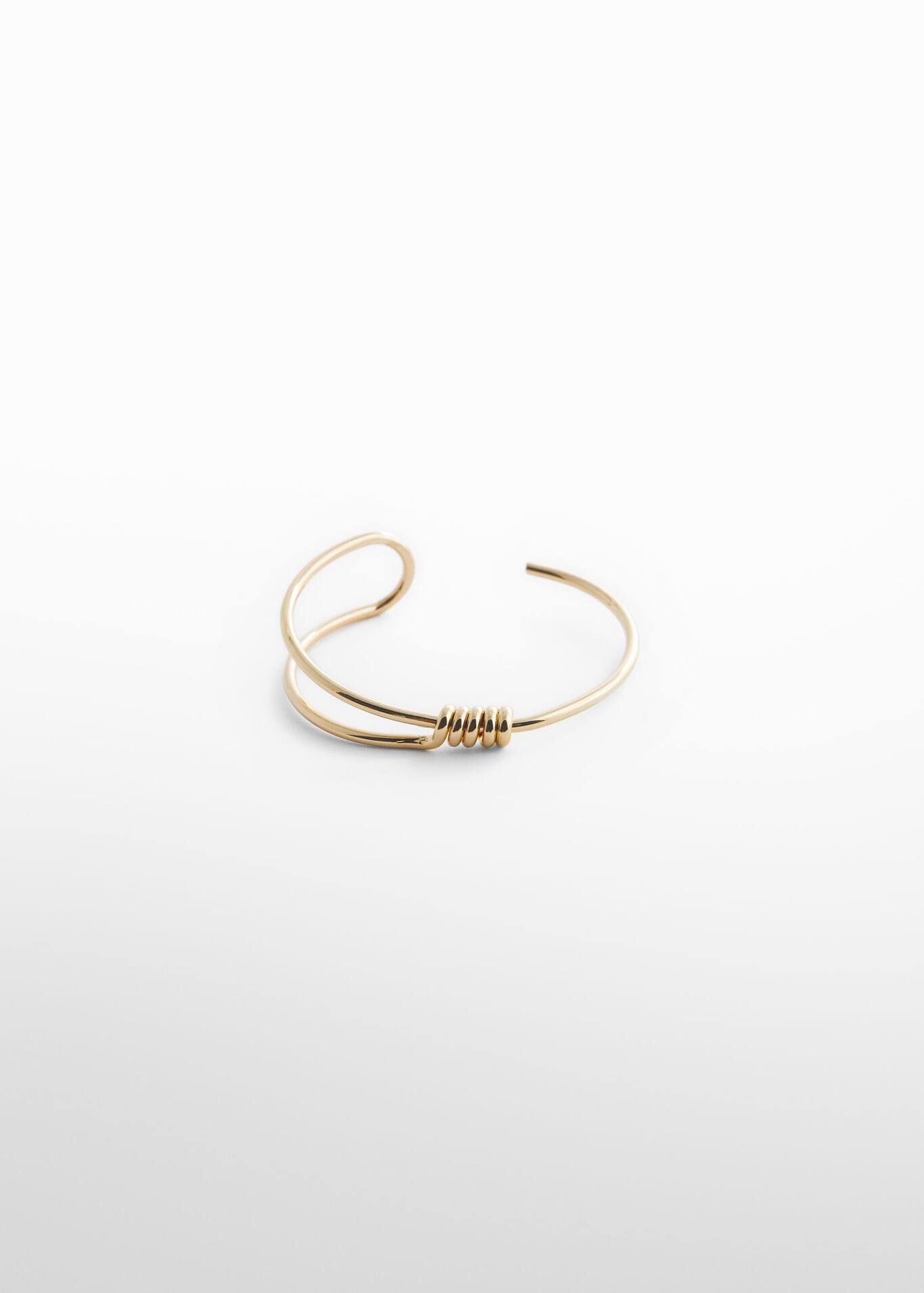 Rigid interlocking bracelet | MANGO (US)
