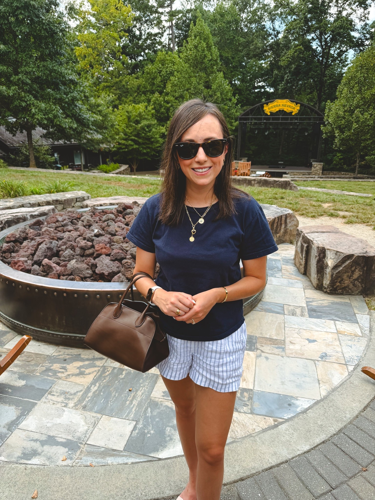 My favorite basic tee ever with the best linen shorts! Super easy outfit!

#LTKSeasonal