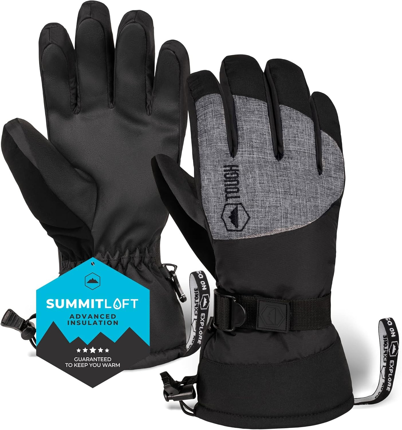 Tough Outdoors Men's Winter Gloves - Ski Gloves - Adult Snow Gloves for Men & Women - Snowboardin... | Amazon (US)