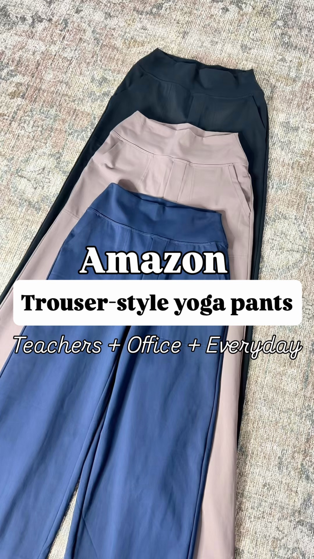 Amazon trouser style yoga pants for the office, travel, and everyday! Wearing 29” inseam and XS - I am 5’3, 110lbs. Business casual. Workwear. Travel outfits. Teacher outfits. Mom outfits. Every day outfits. Casual outfits. Fall outfits.

#LTKootd #LTKWorkwear #LTKSeasonal