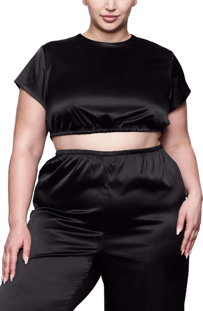 SKIMS Shine Satin Crop Top | Nordstrom | Nordstrom