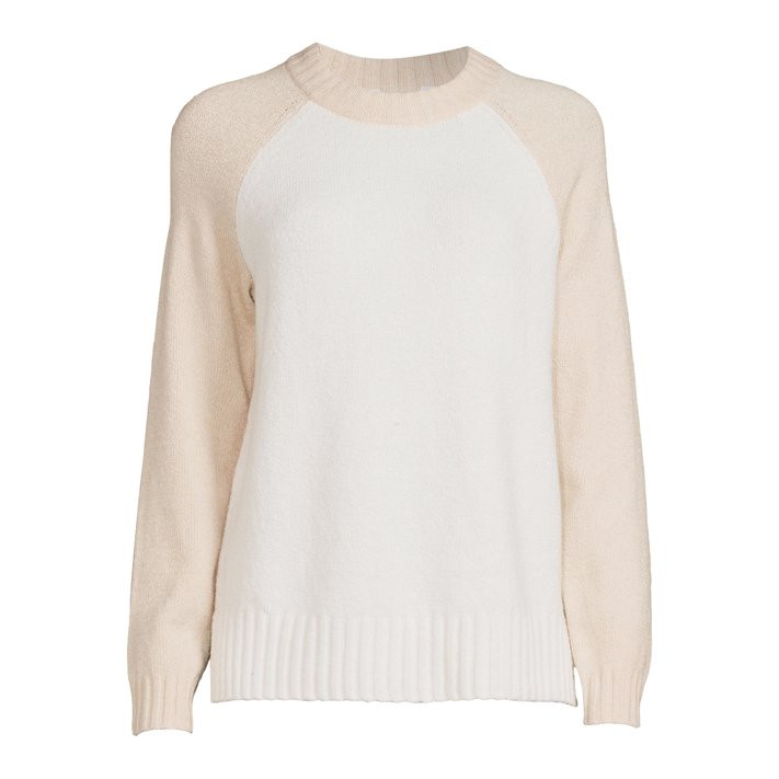 Time and Tru Women's Spongy Pullover Sweater - Walmart.com | Walmart (US)