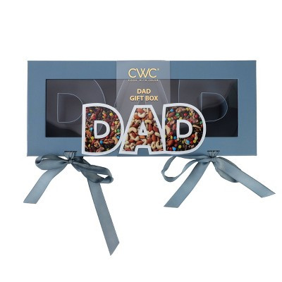 Cook With Color Fillable DAD Word Food Storage Gift Box Blue Textured | Target