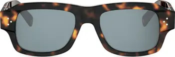 CELINE 3 Dots 53mm Rectangular Sunglasses | Nordstrom | Nordstrom