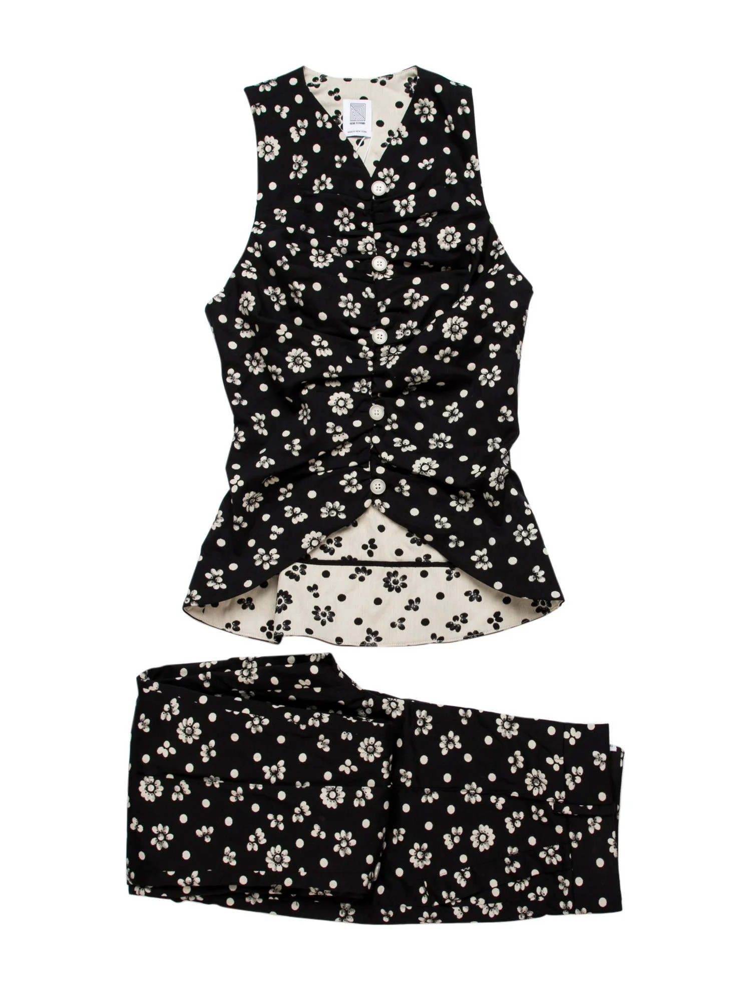 Floral Print Pant Set w/ Tags | The RealReal