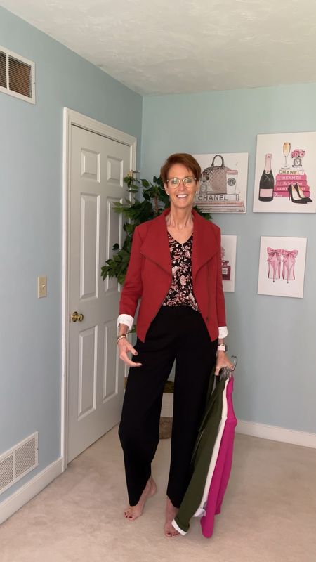 Gibsonlook does knit blazers and jackets really well at affordable price points and a large selection of colors.
I love them so much I now have four.

Single breasted blazer, double breasted blazer, moto jacket, teacher outfit, workwear outfit

#LTKover40 #LTKBacktoSchool #LTKworkwear