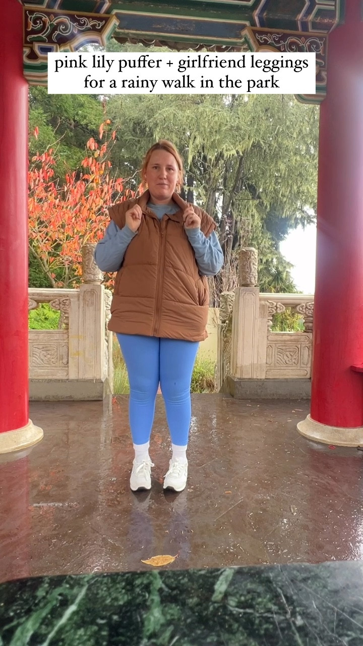 It's been raining a lot here in San Francisco, but I found a break in the rain to do a little moody winter walk in Golden Gate Park this pink Lili puffer vest is the best thing I've been wearing all fall and now winter the pockets are so deep I adore girlfriend, collective leggings, and act barrettes always so cute and these Nike new balances are so comfy  #girlfriendcollective #newbalances #pinklily #sanfrancisco #size14

#LTKSeasonal #LTKFitness #LTKMidsize