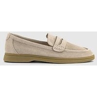 Office Suede White Sole Loafer - Taupe | Very (UK)