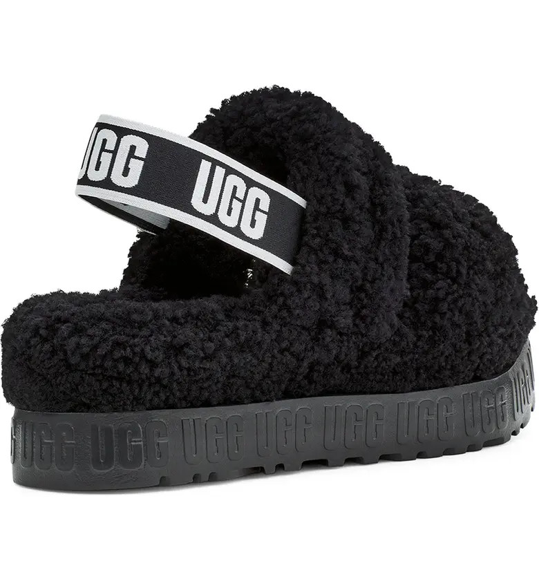 Oh Fluffita Genuine Shearling Slingback Sandal | Nordstrom Rack