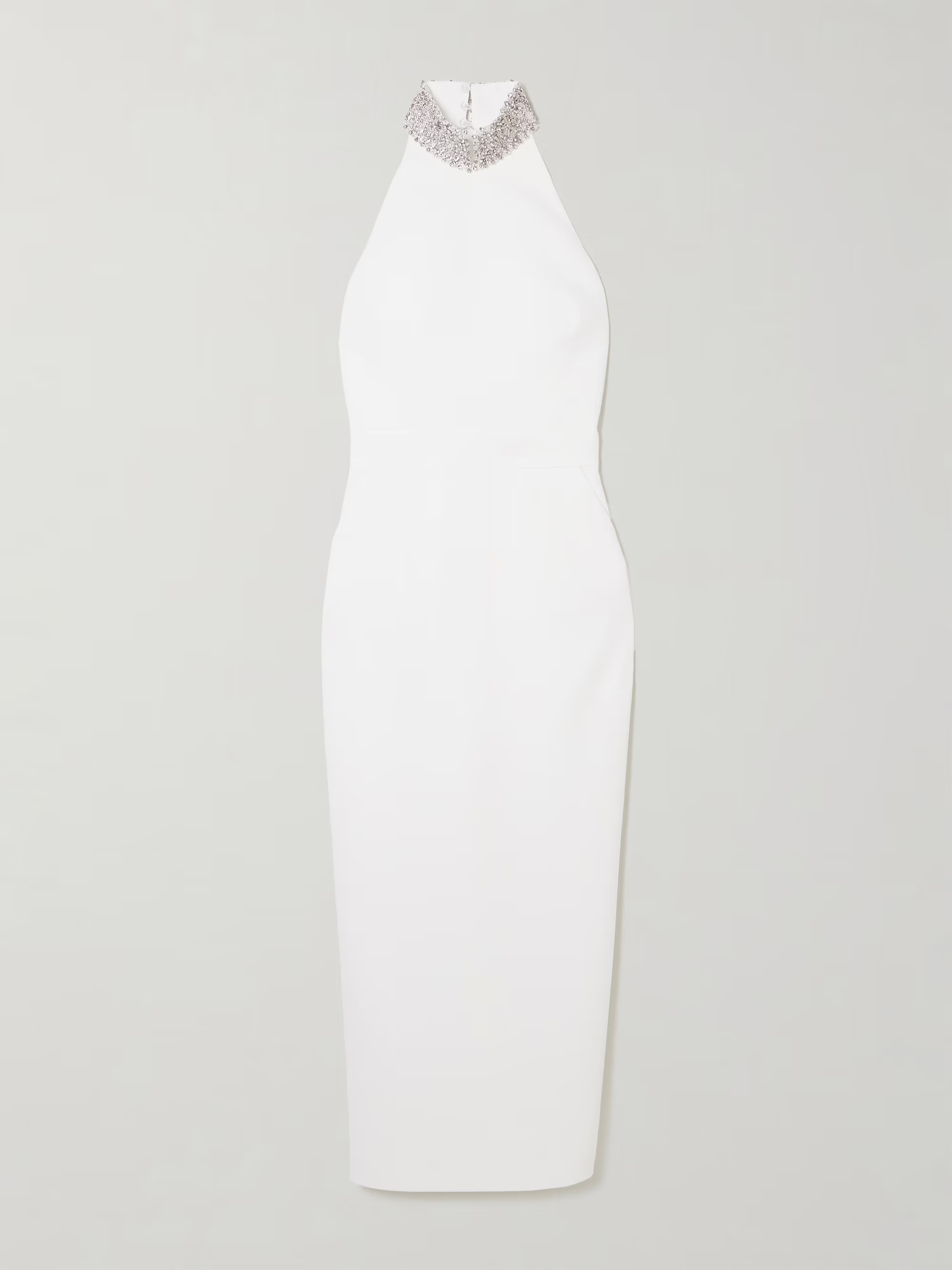 Hemingway crystal-embellished cady halterneck gown | NET-A-PORTER (UK & EU)