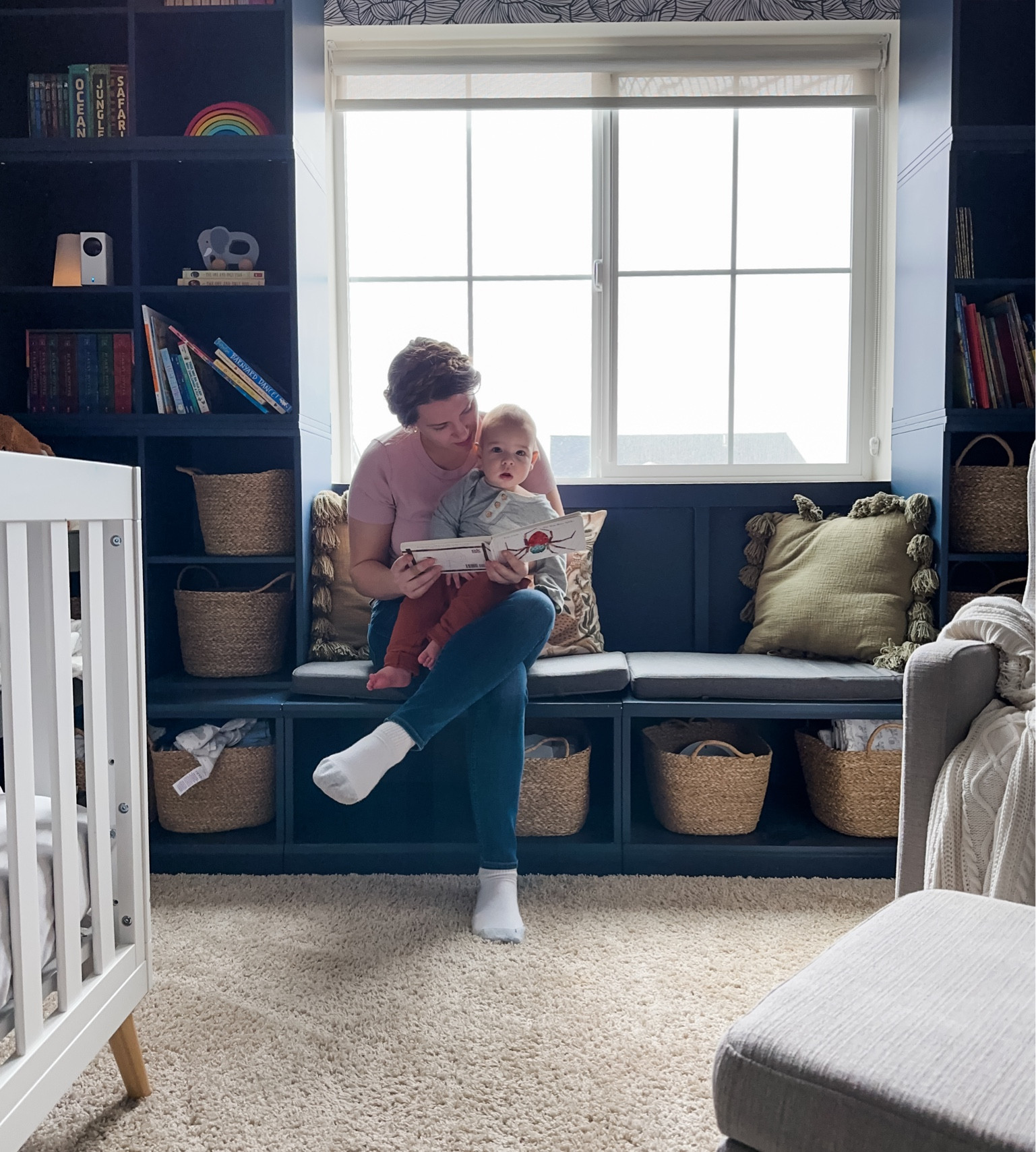 We love spending time together reading his favorite books. I’m so glad I got these cushions for the window seat to make the bench extra cozy. 

#LTKFind #LTKkids #LTKhome