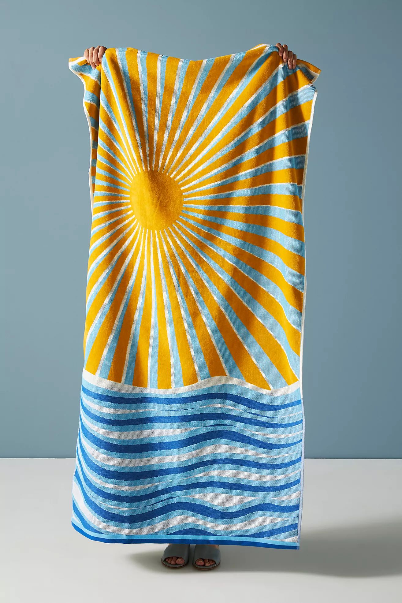 Out To Sea Beach Towel | Anthropologie (US)