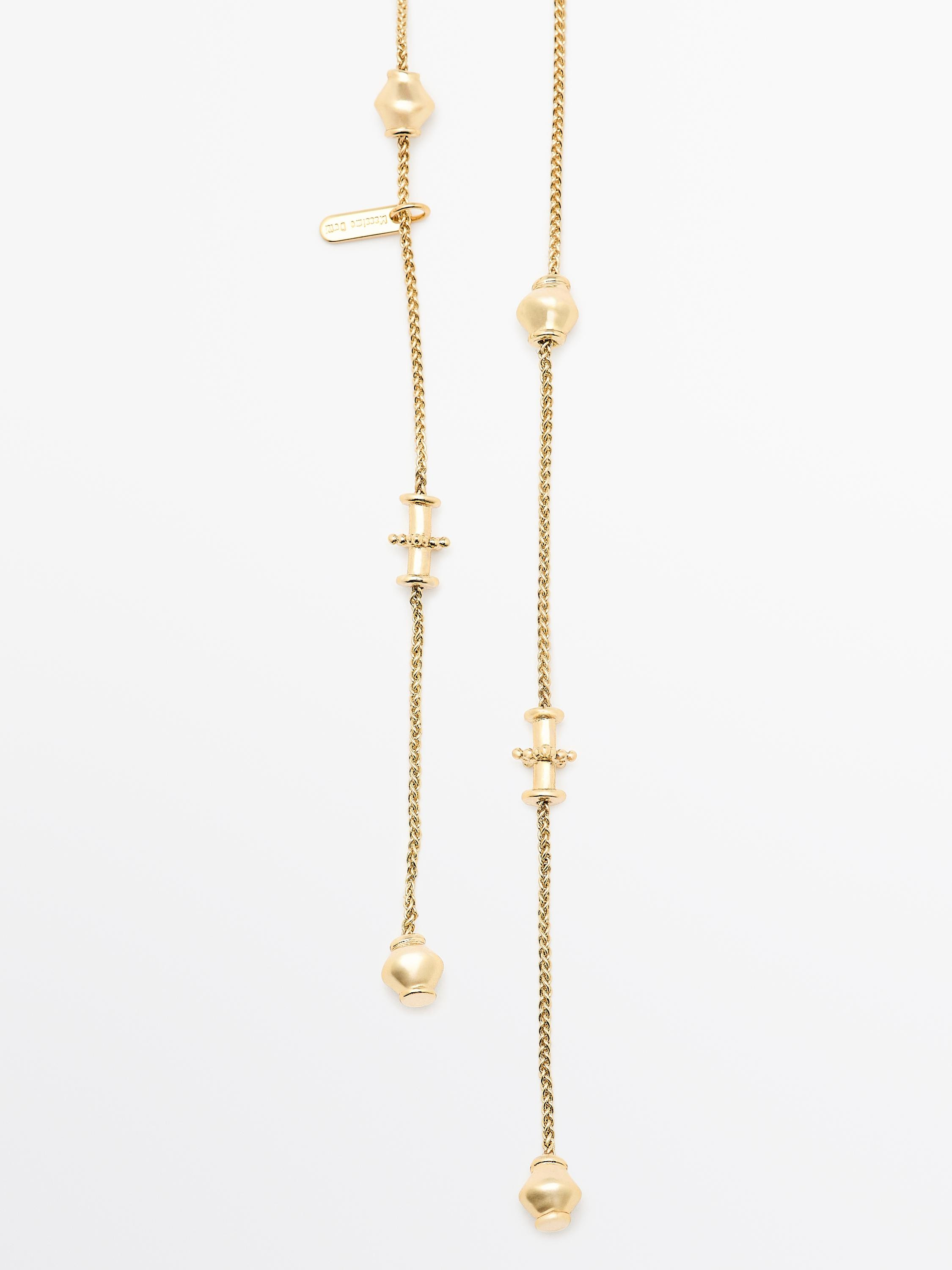 Multi-way necklace with pieces | Massimo Dutti UK