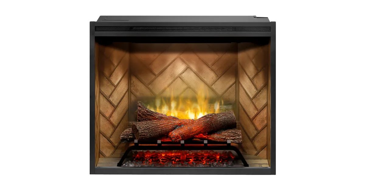Dimplex Revillusion® 30 Inch Wide 2575 Watt 8,794 BTU Built-In Electric Fireplace with Remote Co... | Build.com, Inc.