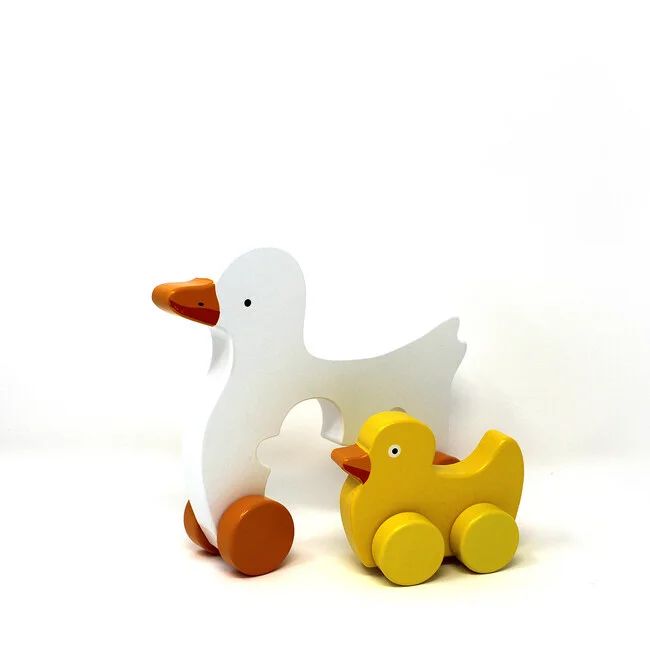 Mommy and Baby Rolling Toy, Duck | Maisonette