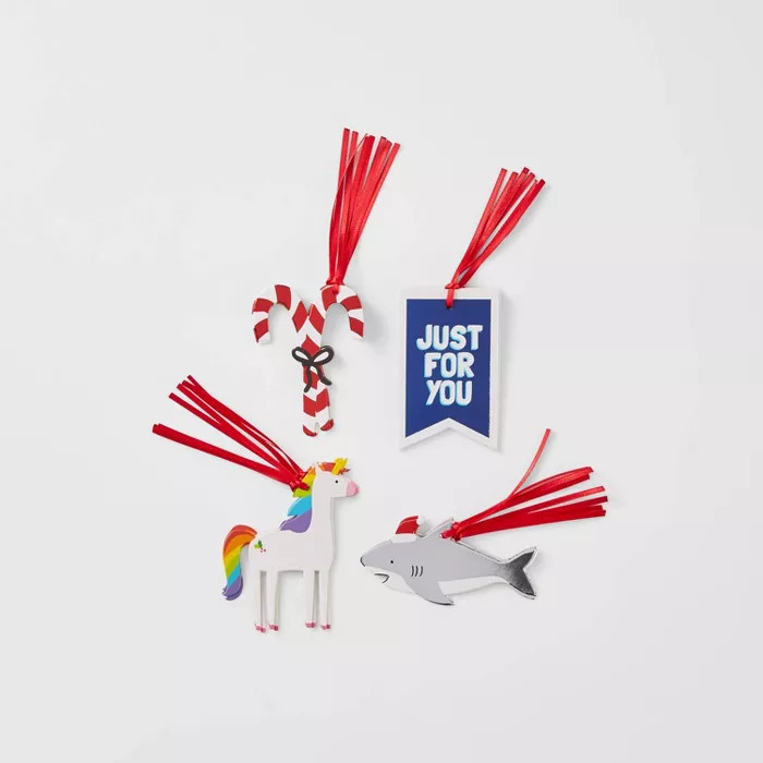 16ct Unicorn & Shark Sticker Gift Tags - Wondershop™ | Target