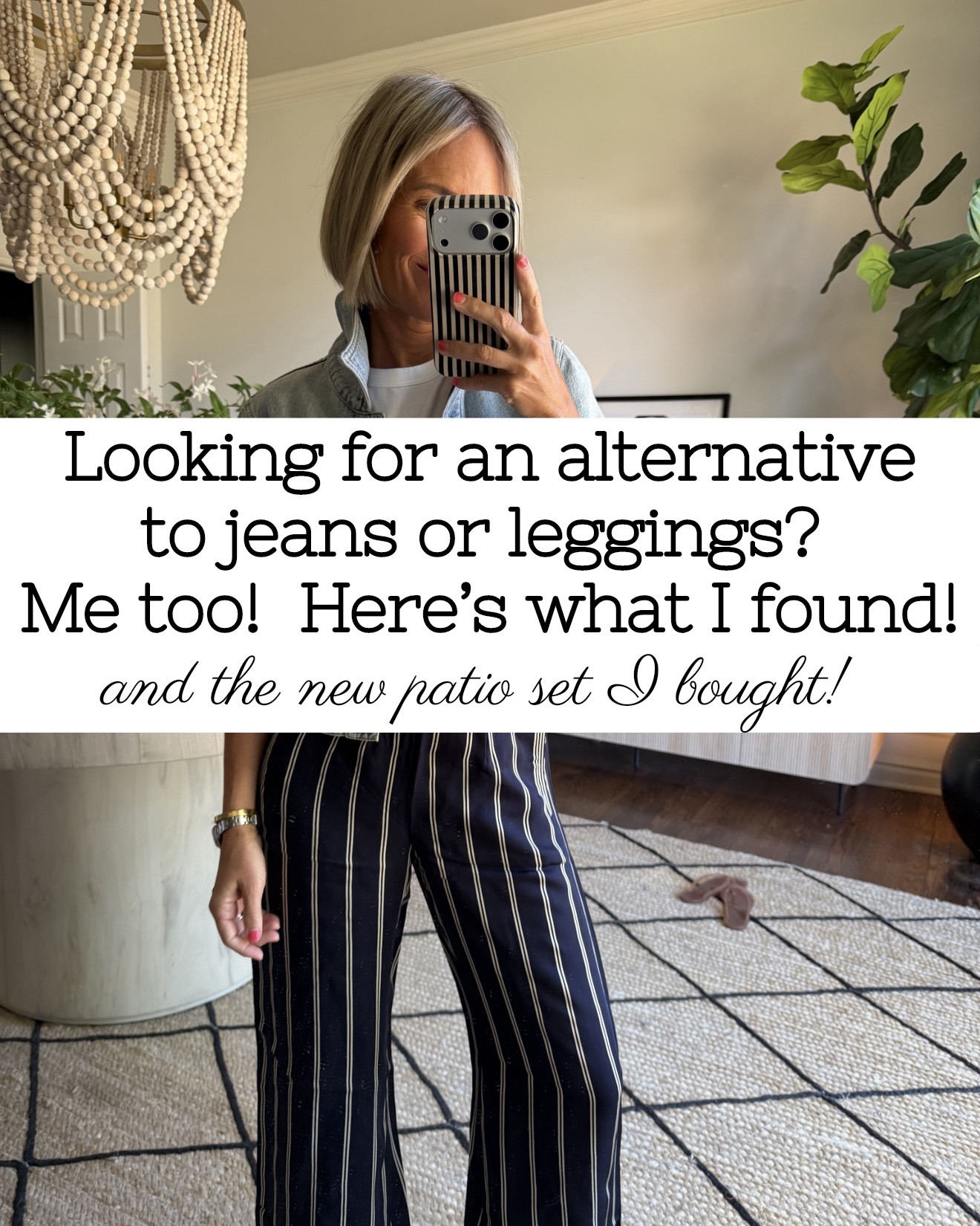 Do you ever feel stuck in a style rut? Do you reach for the same jeans or leggings daily?  Pro tip: add a different pant into the mix! These are all so easy to throw on and go, and I promise as easy to style!  From carpool pickups, errands, after school meetings to Mahjong with friends!  comment shop for links

#LTKgrwm #LTKOver40 #LTKootd