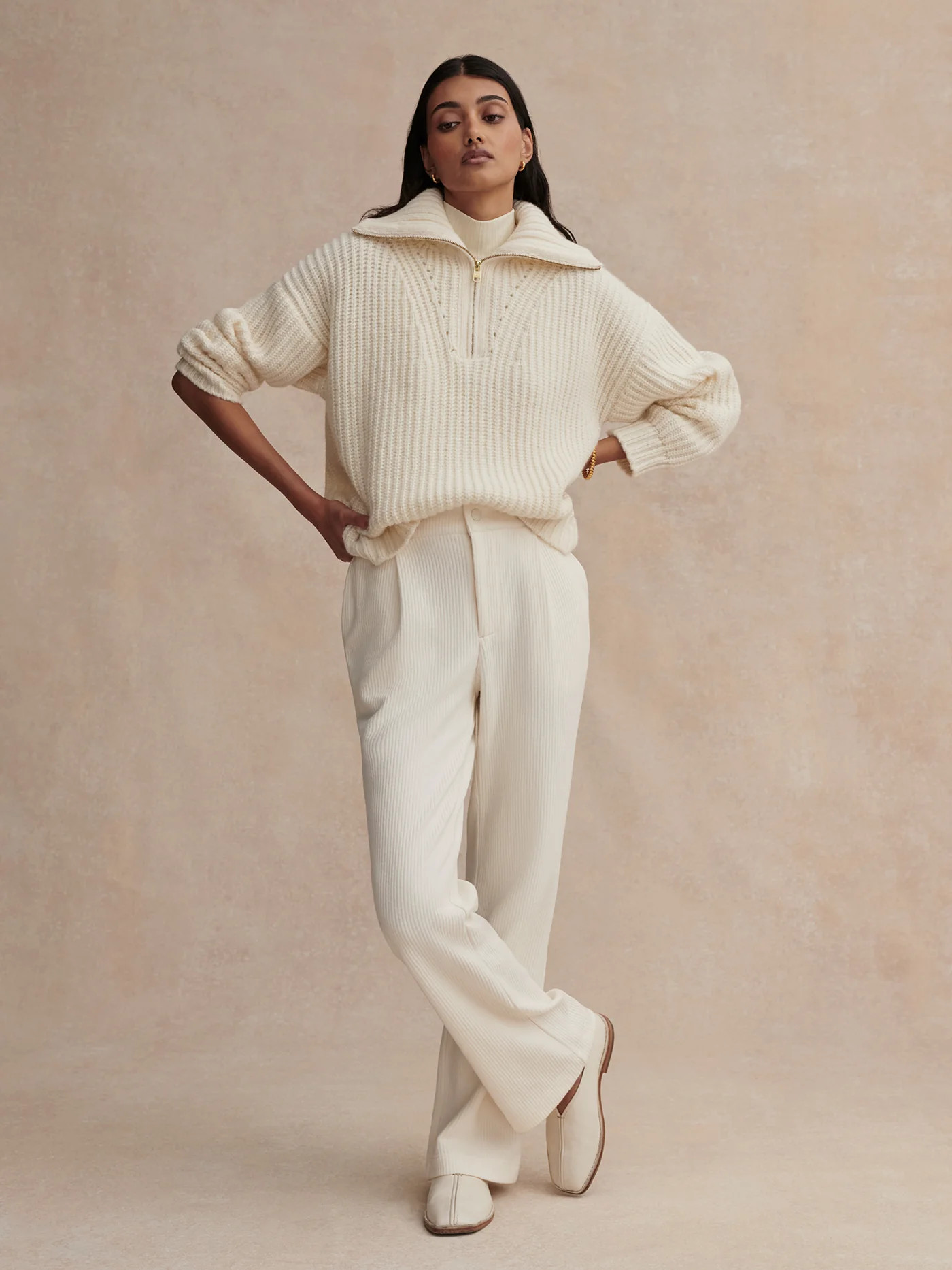 Flora Half Zip Soft Sweater | Varley UK | Varley UK