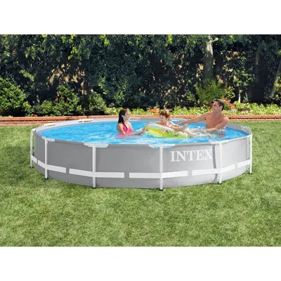 2.6' x 12' Steel Frame Set Pool | Wayfair North America