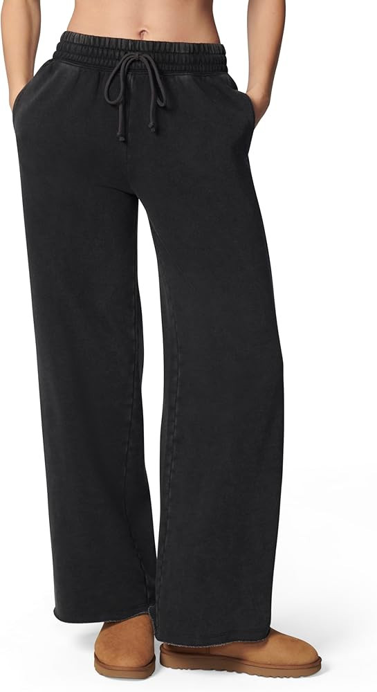 florence by mills Women's Cozy Crush Wide Leg Sweatpant | Amazon (US)