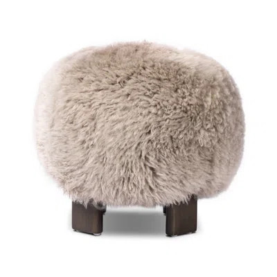 Fridy Genuine Leather Novelty Ottoman | Perigold