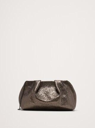 Mini Riviera Metallic Leather Clutch40% off applied at checkoutProduct Selections CA$210.00Silver... | Banana Republic (CA)