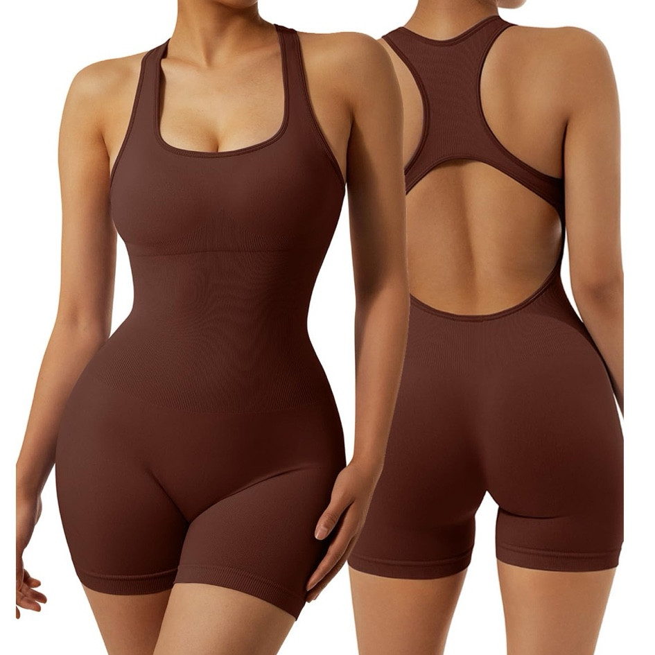  Women Seamless One Piece Jumpsuits Racerback
Bodycon Tummy Control Yoga Rompers

#LTKFitness #LTKOver40 #LTKStyleTip