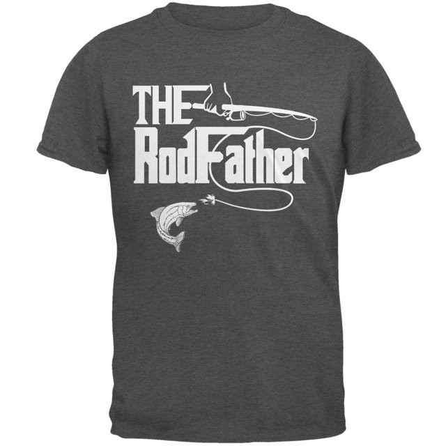 Old Glory Mens Father's Day Rod Father Fishing Short Sleeve Graphic T Shirt | Walmart (US)