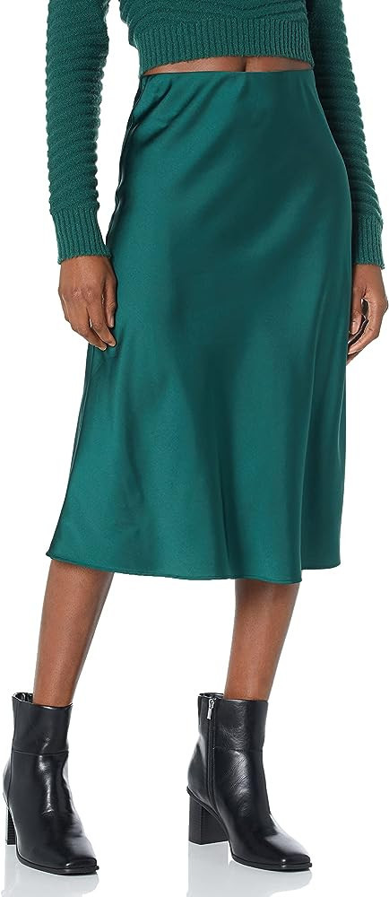 The Drop Women's Maya Silky Slip Skirt | Amazon (US)