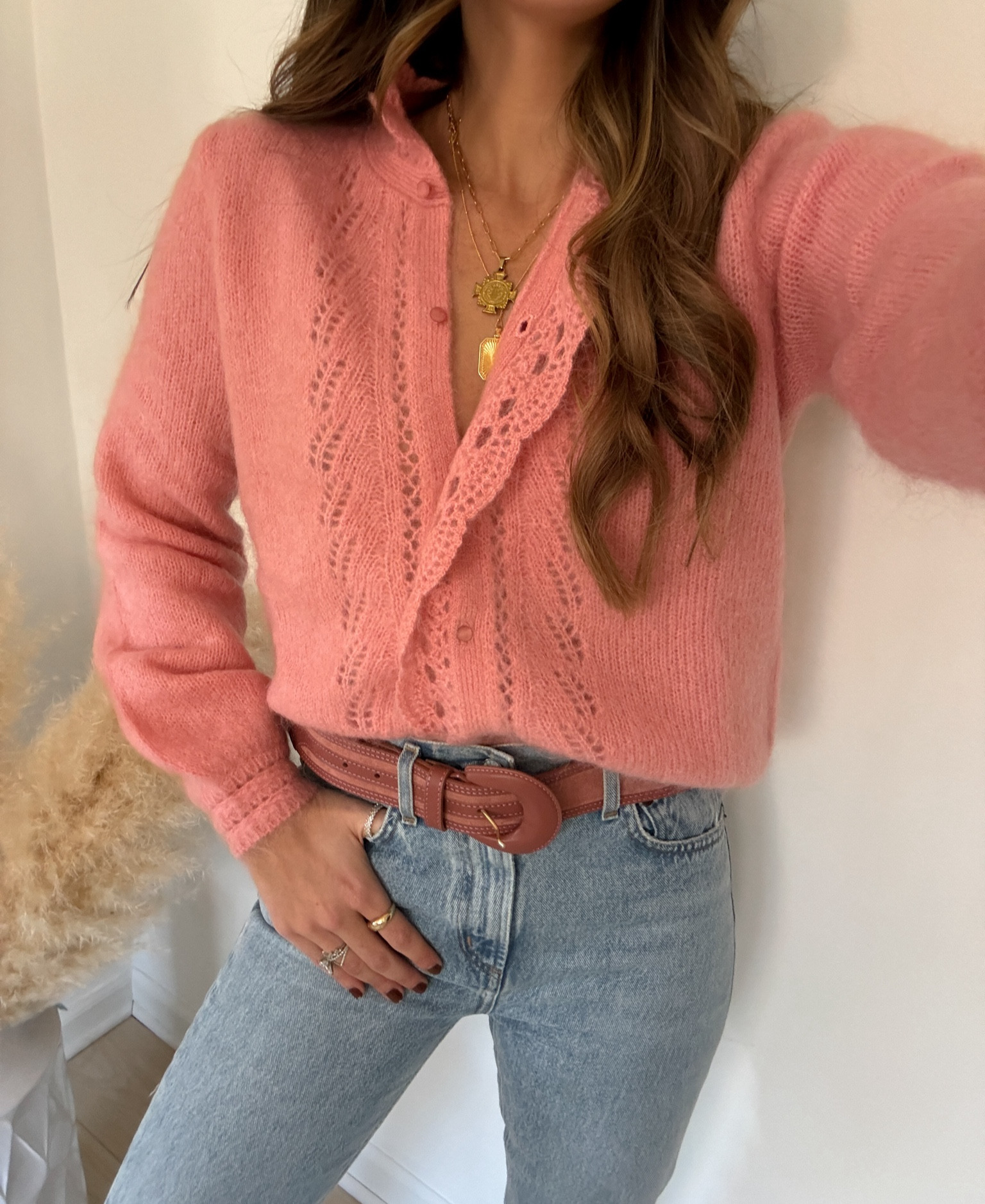 Soft euro girly era-- the intricate details on this are 🤌🏼 ... 

Statement belts | unique knit sweaters | capsule wardrobe | soft girl fall | sezane | girly fall outfits 

#LTKstyletip #LTKfindsunder100 #LTKeurope