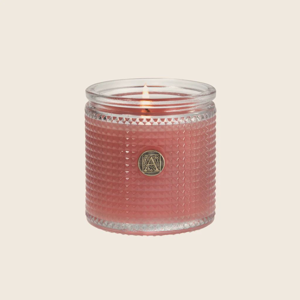 Pomelo Pomegranate - Textured Glass Candle | Aromatique