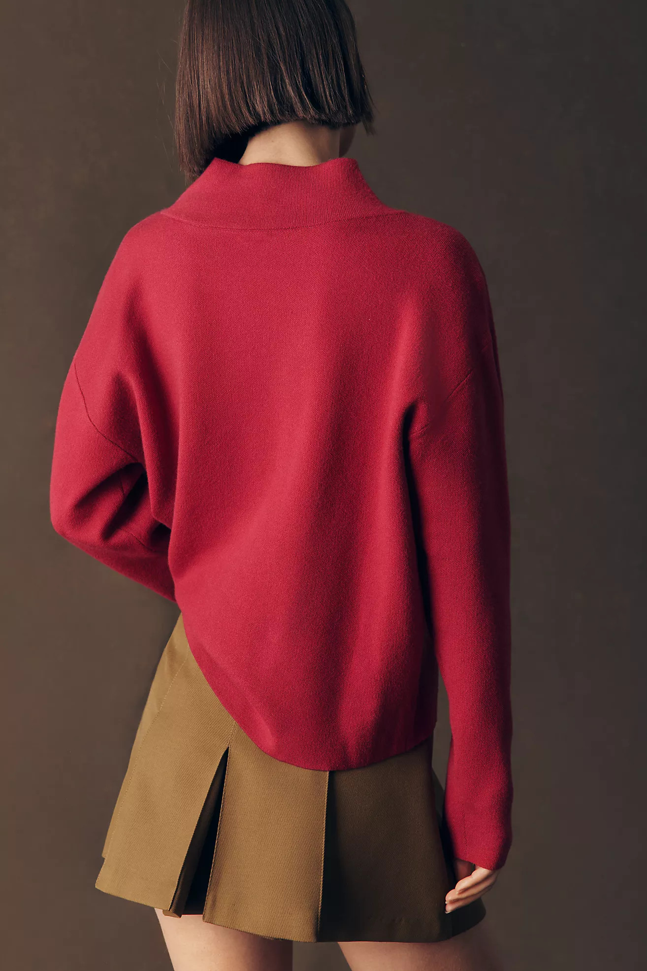 Carys Mock-Neck Sweater by Maeve | Anthropologie (US)