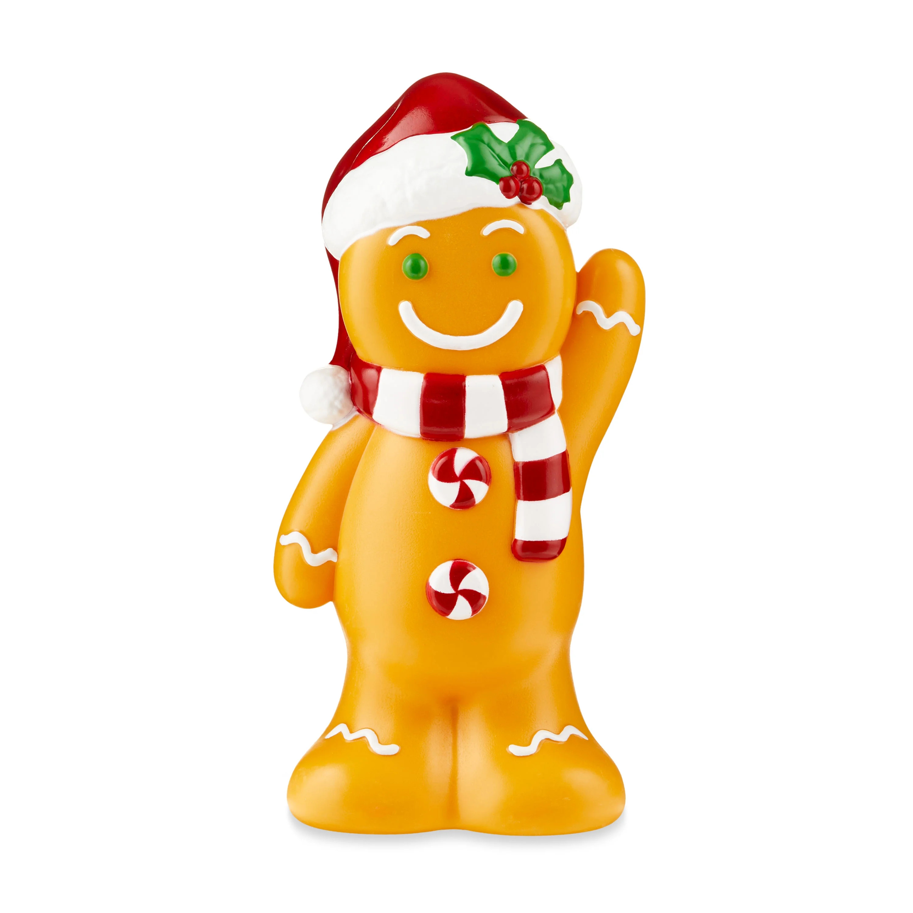 11” LED Colorful Tabletop Gingerbread Boy Blow Mold, Holiday Time, Christmas Decoration | Walmart (US)