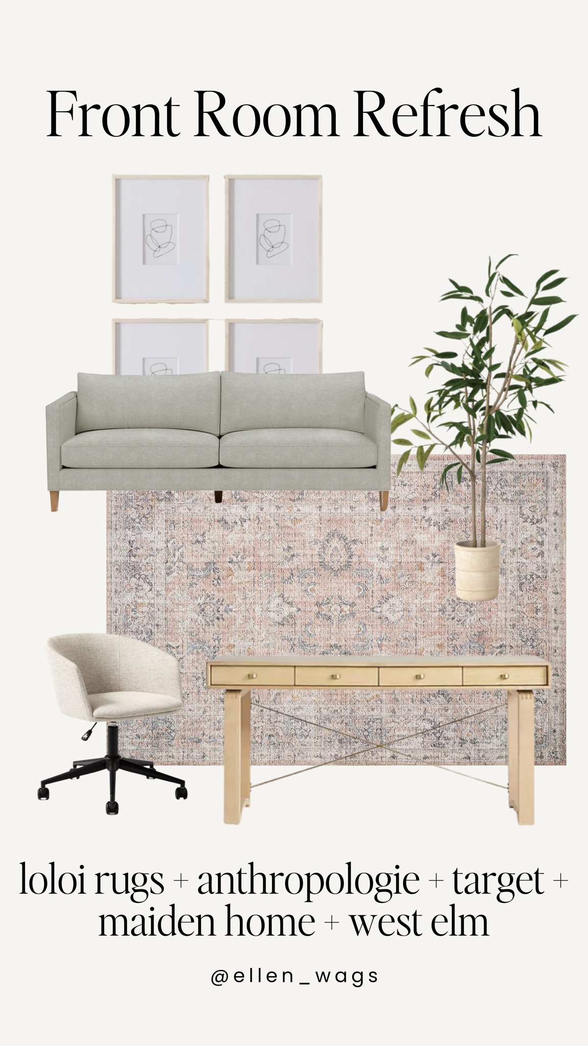 Who doesn’t love a cute rolling chair? Loving how this one pairs with the vibes of this room!

#LTKhome #LTKFind