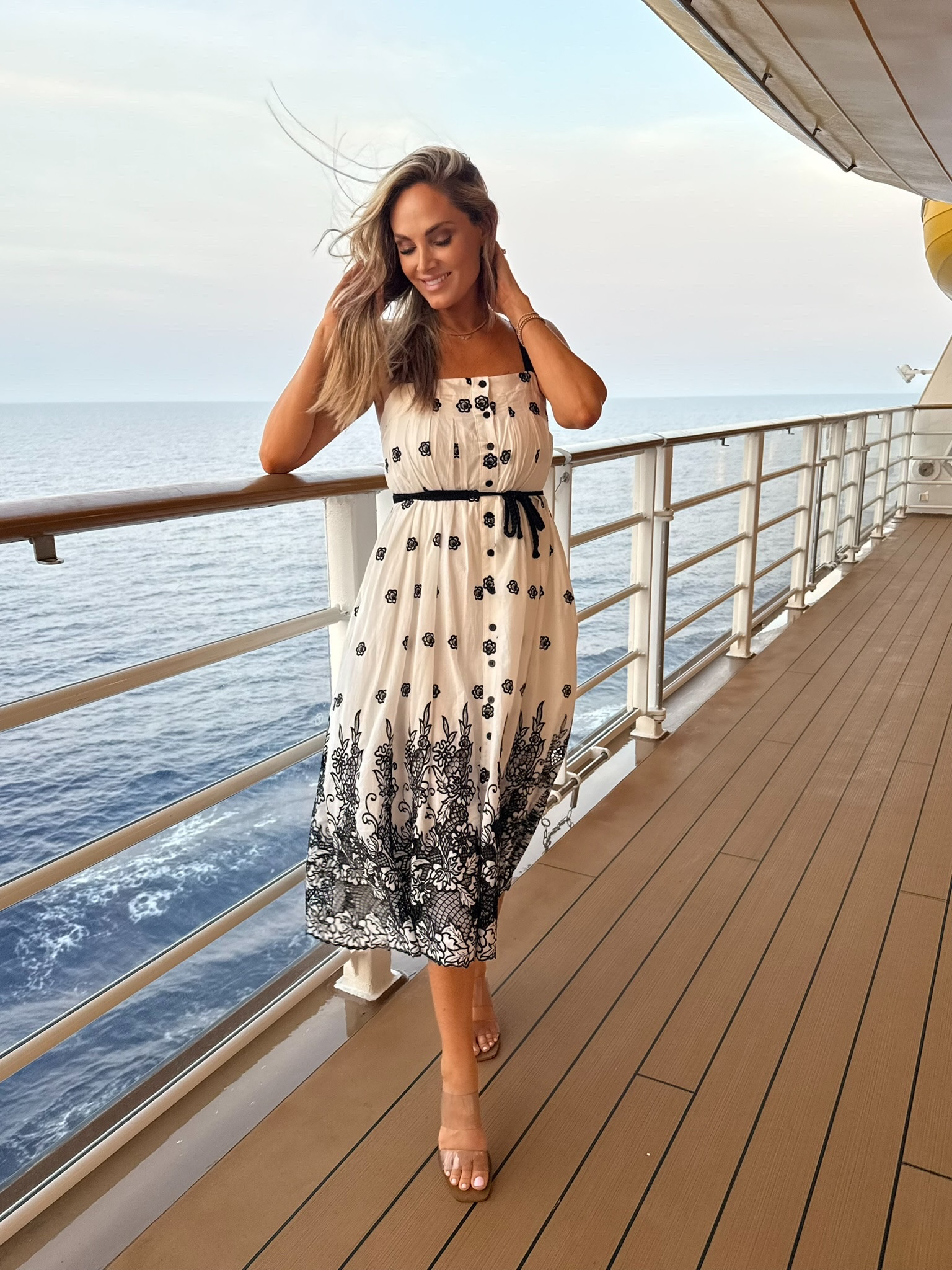 7/6/25 loving this floaty, black-and-white dress it was perfect for my cruise!🤍Outfit Inspiration, Trendy outfit Fashion Blogger, Daily Outfits Summer Fashion, Beach Outfits Sunny Day Looks, Vacation Style Casual Chic, Summer Dresses Lightweight Fabrics, Street Style Budget-Friendly Fashion, Fashion Finds Closet Staples, Fashion Must-Haves Summer outfit, Summer fashion Summer style, Warm weather looks Beachwear, Vacation outfits, Summer Resort wear, Travel outfit, Poolside fashion, Butter yellow, Europe outfits, Shorts, Sleepwear, Summer Bags, Sneakers & Athletic Shoes, Flowy Summer Tops & Tanks, Flowy Dress, maxi dress,
Leggings, Flats & Sandals,
Dresses, Light-Wash Jeans

#LTKOver40 #LTKFindsUnder50 #LTKStyleTip