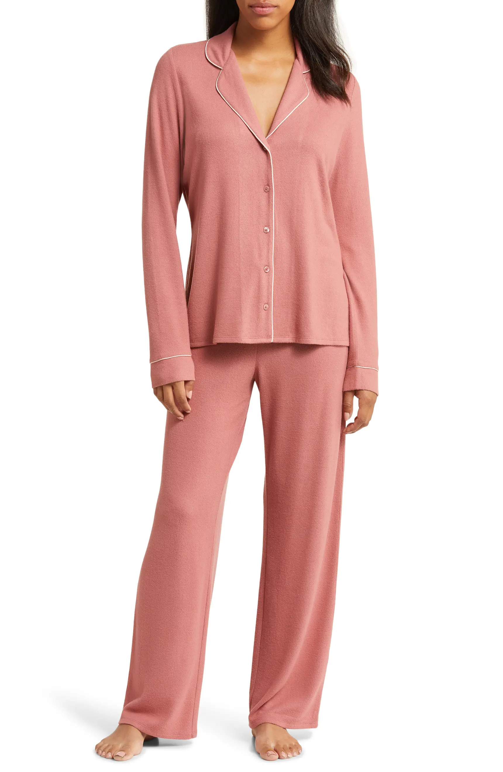 Brushed Hacci Pajamas | Nordstrom