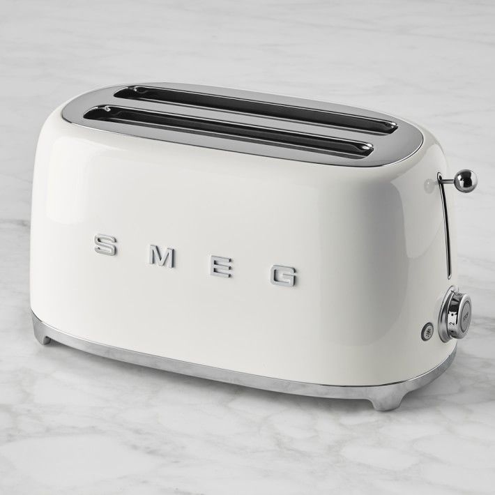 Smeg 2-Slice Toaster, Cream | Williams-Sonoma