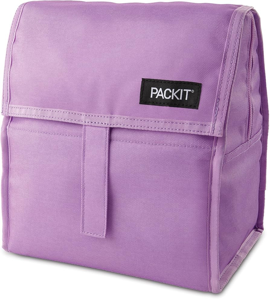 PackIt® Freezable Lunch Bag, Lavender, Built with EcoFreeze® Technology, Foldable, Reusable, Zi... | Amazon (US)