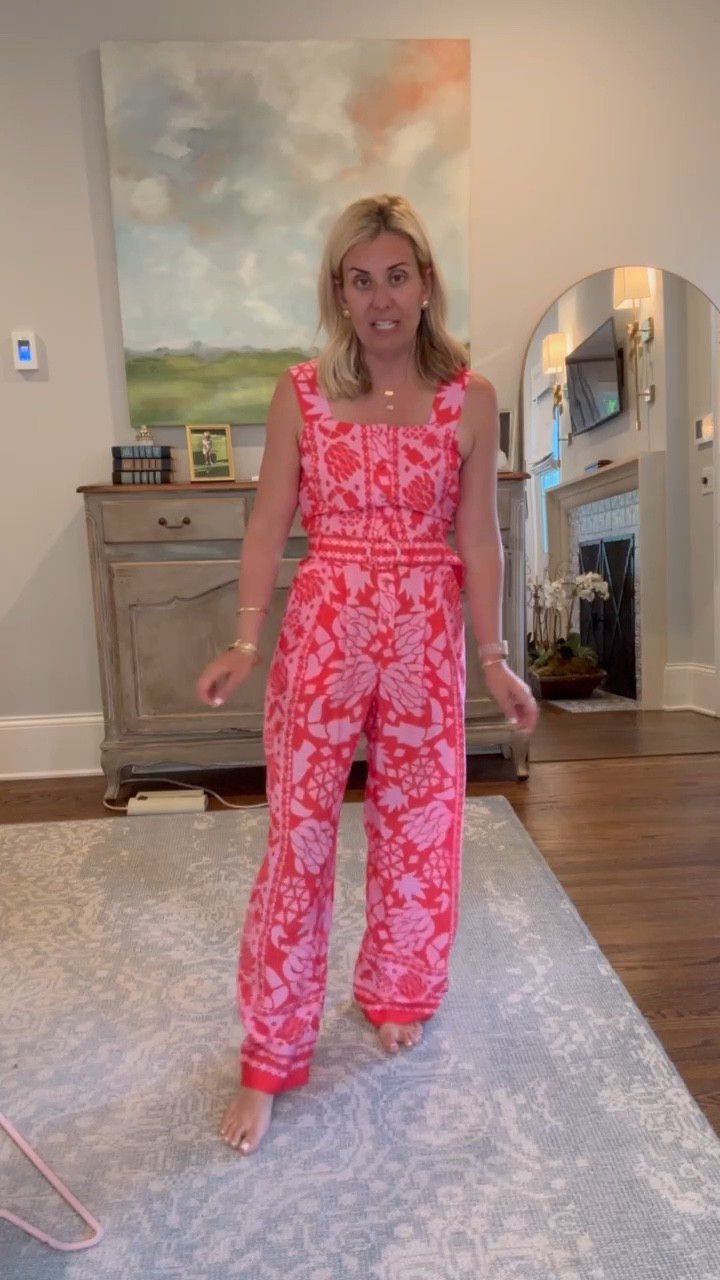 the cutest jumpsuit for summer! I love all the details! Use my code MIXANDMATCH for $ off! 

#LTKStyleTip #LTKOver40 #LTKSaleAlert