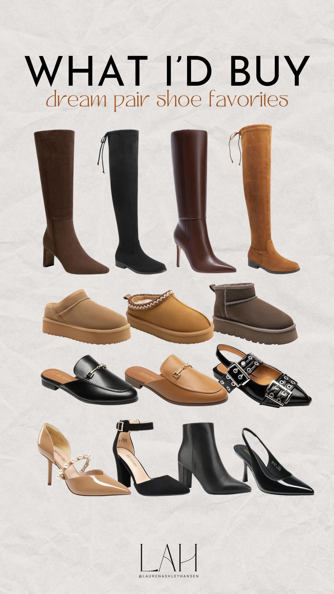 Whether you’re needing a new pair of heels to go with your holiday outfit, some flats for the office, or cozy slippers for the winter season Dream Pairs truly has it all! I love the affordability, quick shipping, and comfort of all their shoes! You can shop them on Amazon! 

#LTKShoeCrush #LTKHoliday #LTKGiftGuide