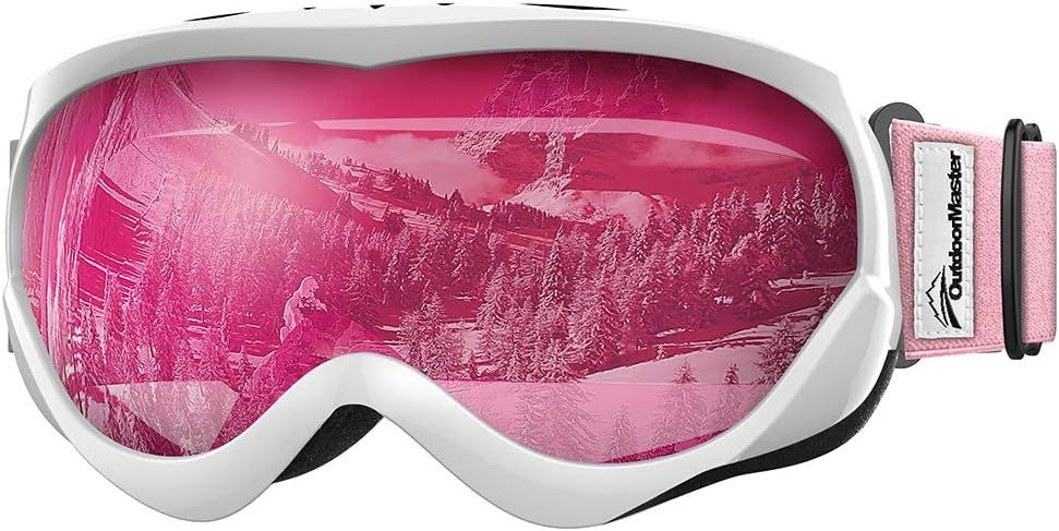 OutdoorMaster Kids Ski Goggles - Helmet Compatible Snow Goggles for Boys & Girls with 100% UV Pro... | Amazon (US)