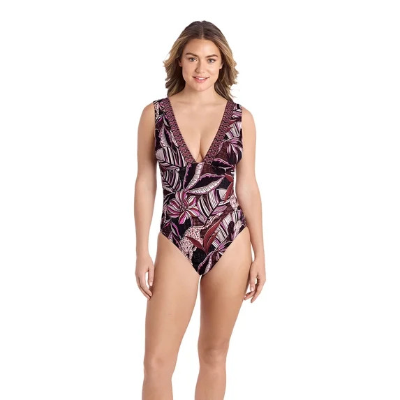 Sofia S3 Brown Printed Plunge 1PC | Walmart (US)