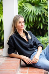 The Carolyn Shirt - Coal | Julia Amory